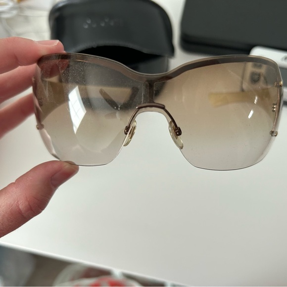 Gucci Shield Glasses 2004/2005 Purchased from Neiman Marcus - Picture 1 of 10